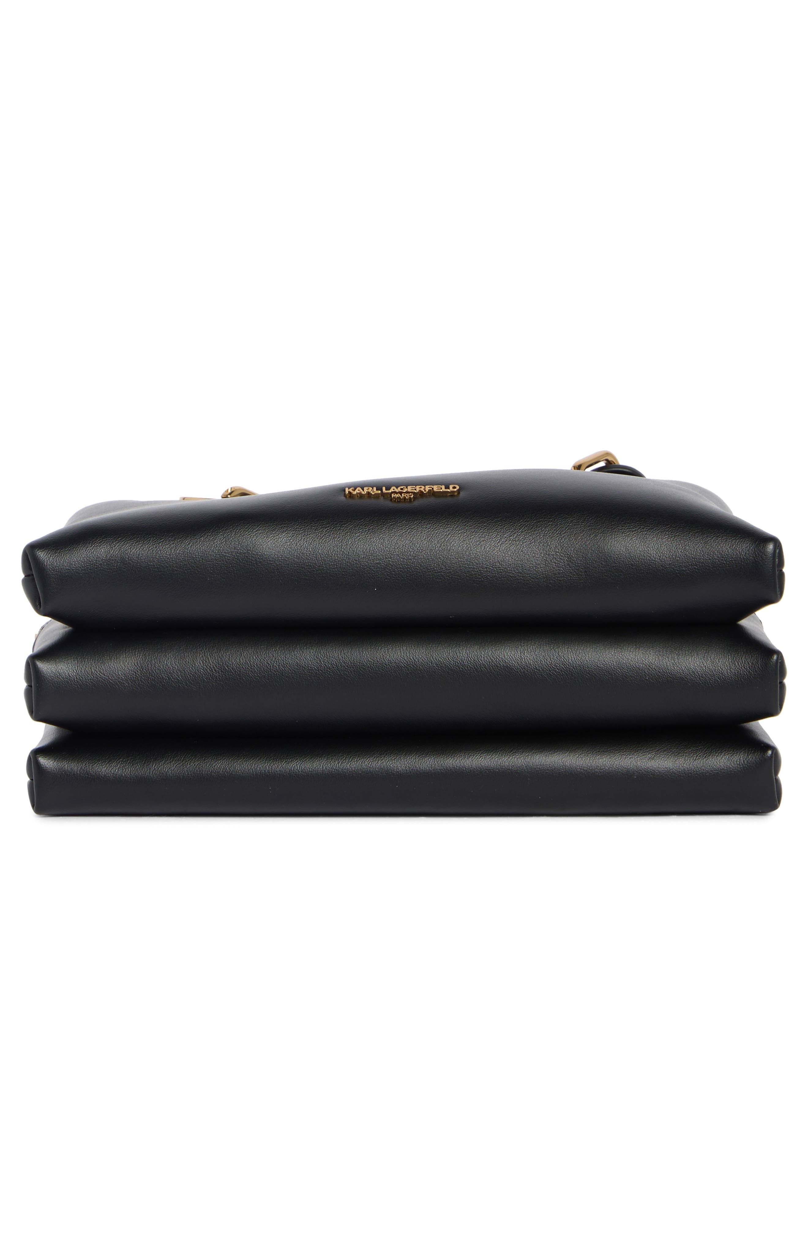 Benoite Shoulder Bag, Alternate, color, BLACK/ GOLD
