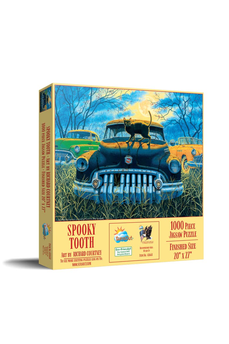 Spooky Tooth 1000 piece Jigsaw Puzzle for Adults, Main, color, Multicolor