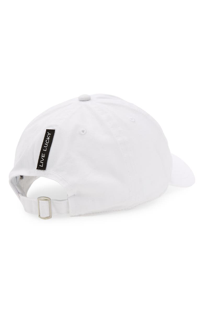 Black Clover Zuma 1 Baseball Cap, Alternate, color, White