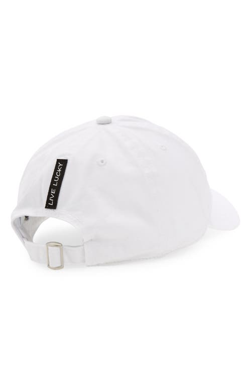 Black Clover Zuma 1 Baseball Cap In White