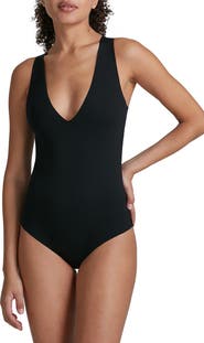 Commando Deep V-Neck Scuba Bodysuit