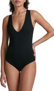Commando Deep V-Neck Scuba Bodysuit