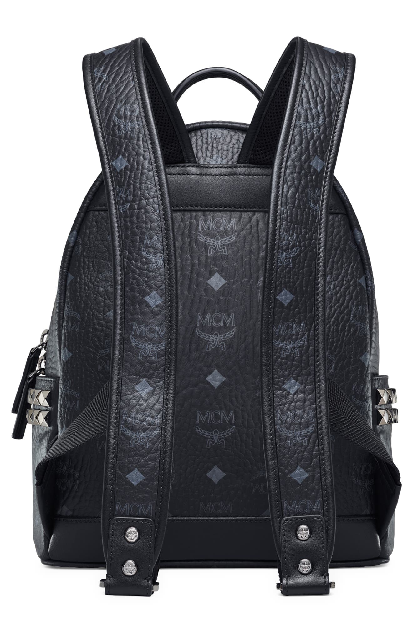 MCM Stark 32 Visetos Canvas Backpack, Alternate, color, 