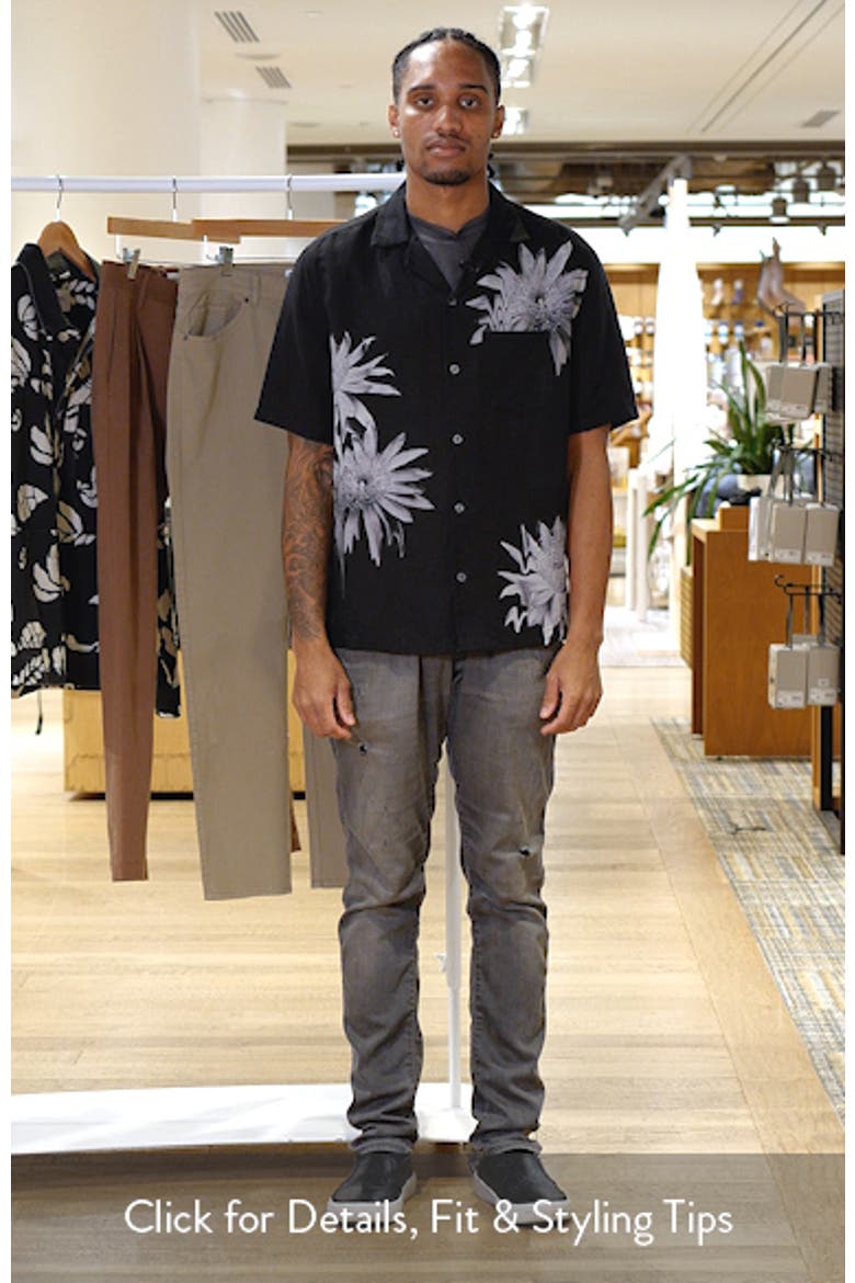 Floraze Floral Graphic Button-Up Camp Shirt video