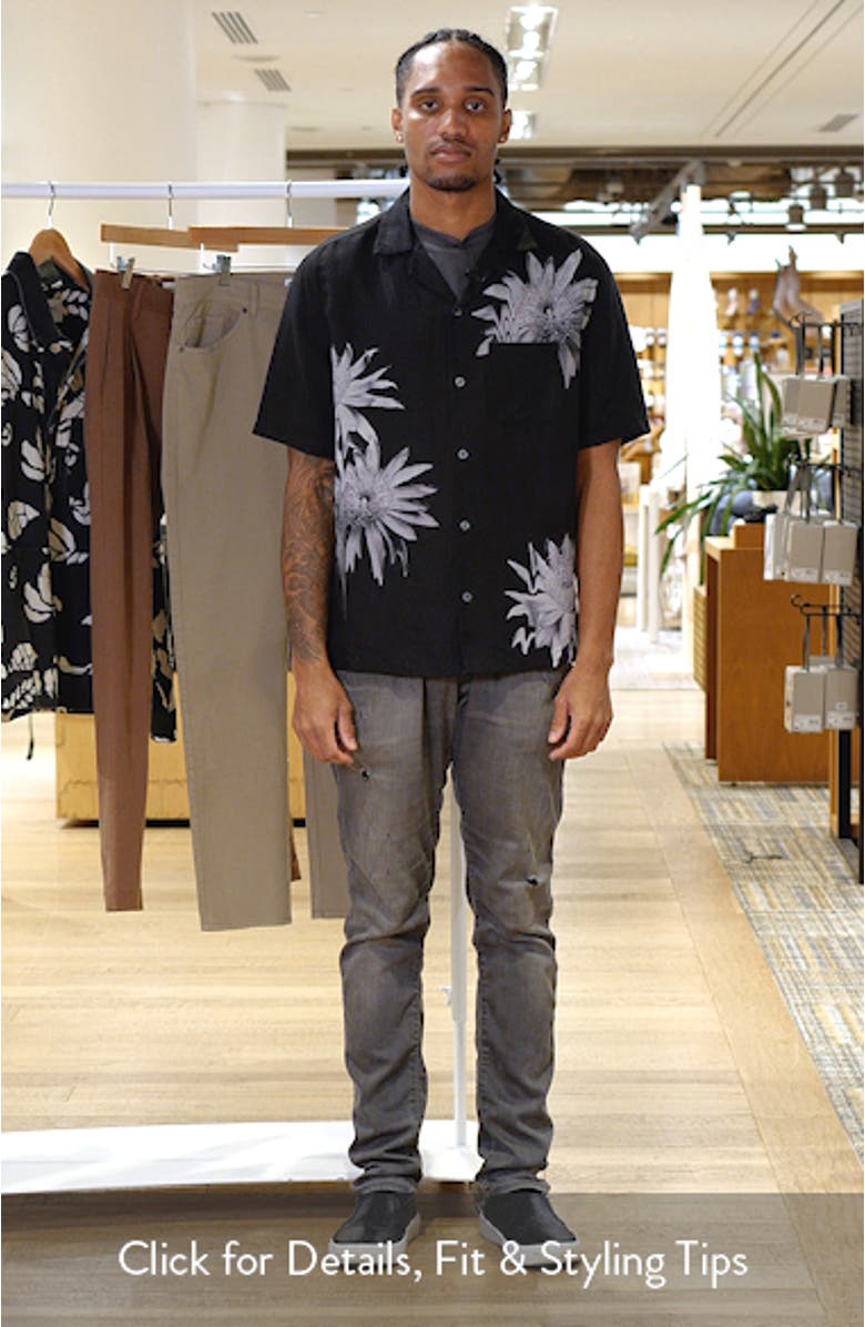 Floraze Floral Graphic Button-Up Camp Shirt, sales video thumbnail