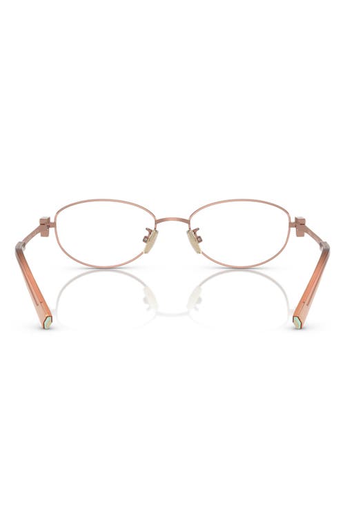 Tiffany & Co . 52mm Oval Optical Glasses In Gold
