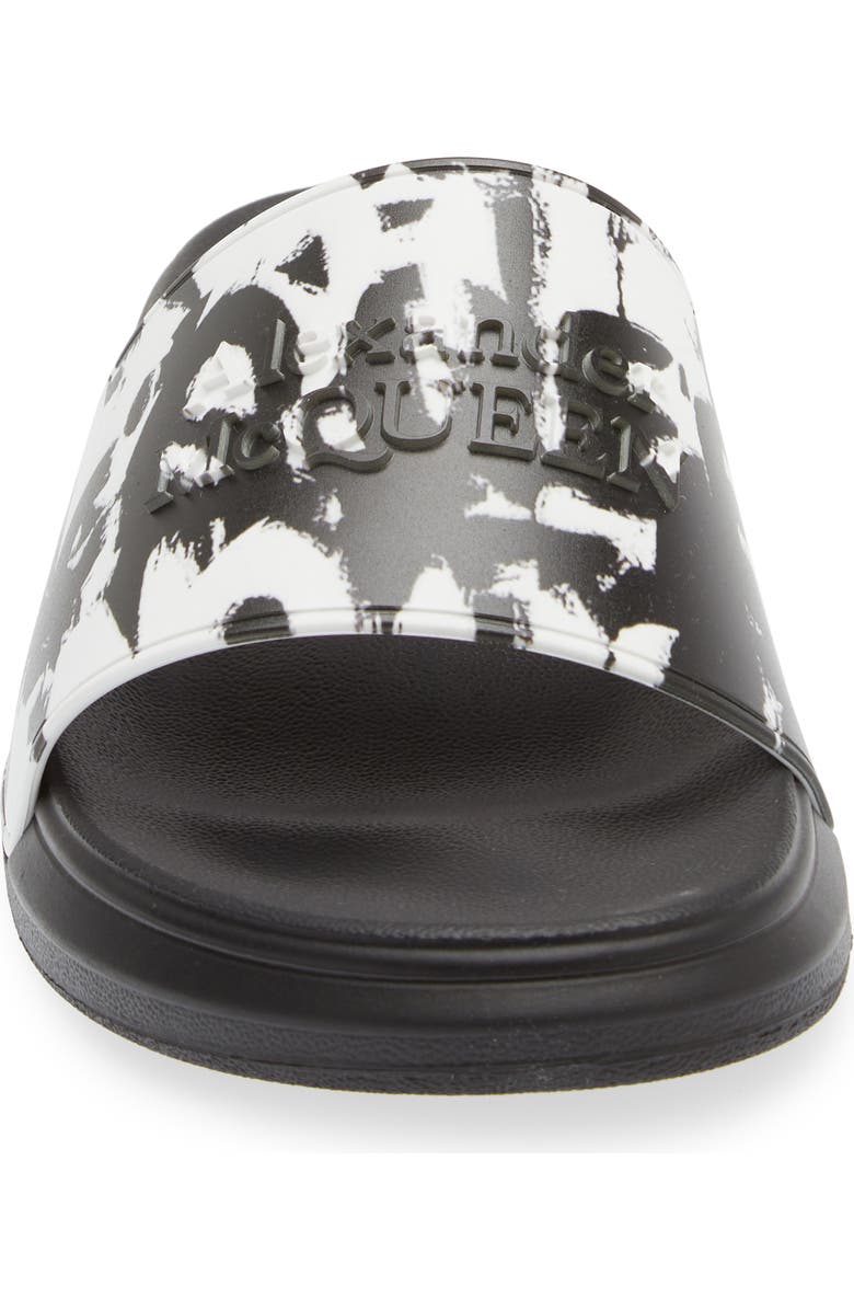 McQueen Graffiti Pool Slide Sandal, Alternate, color,
