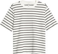 Mavi Jeans Stripe Cotton Crewneck T-Shirt