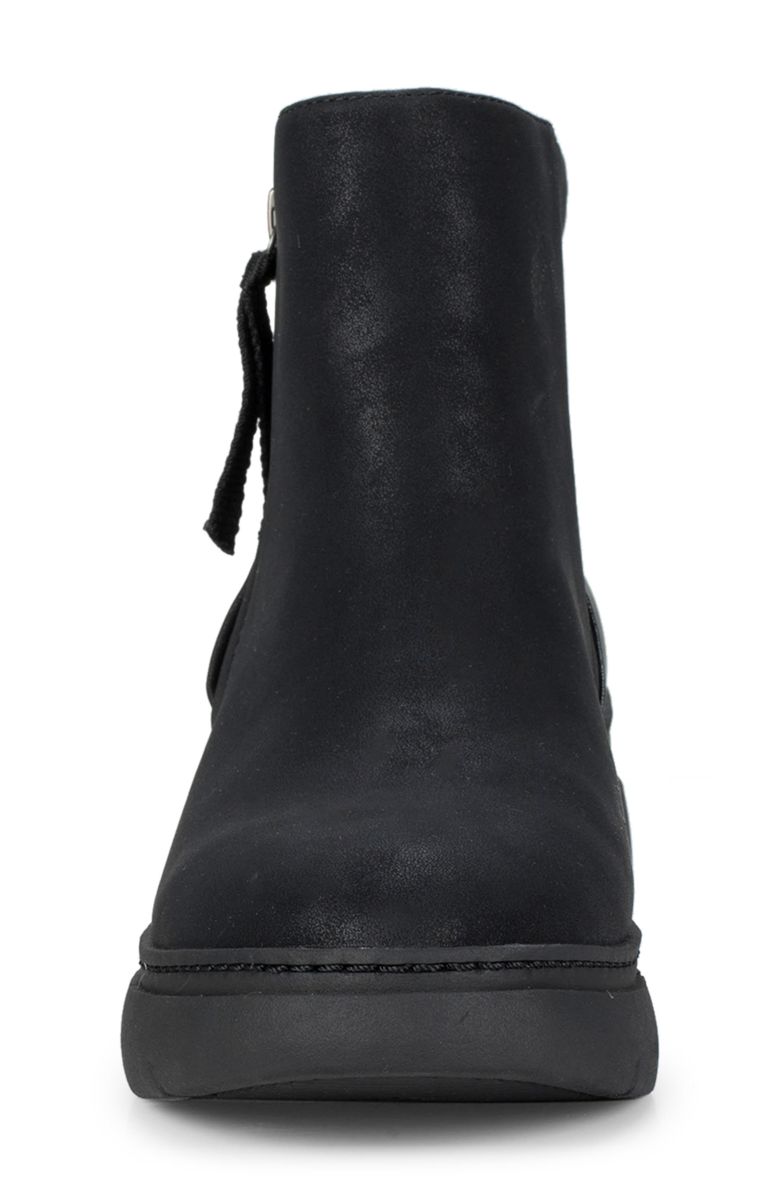 Lakelyn Wedge Bootie, Alternate, color, BLACK