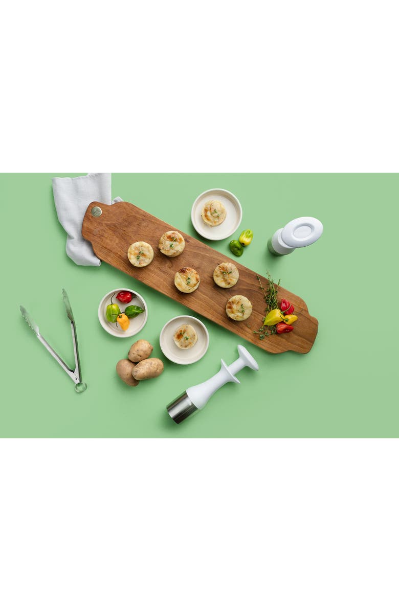 CUISIPRO Scoop And Stack Cylinder Shaped Ice Cream Scoop, Alternate, color, White