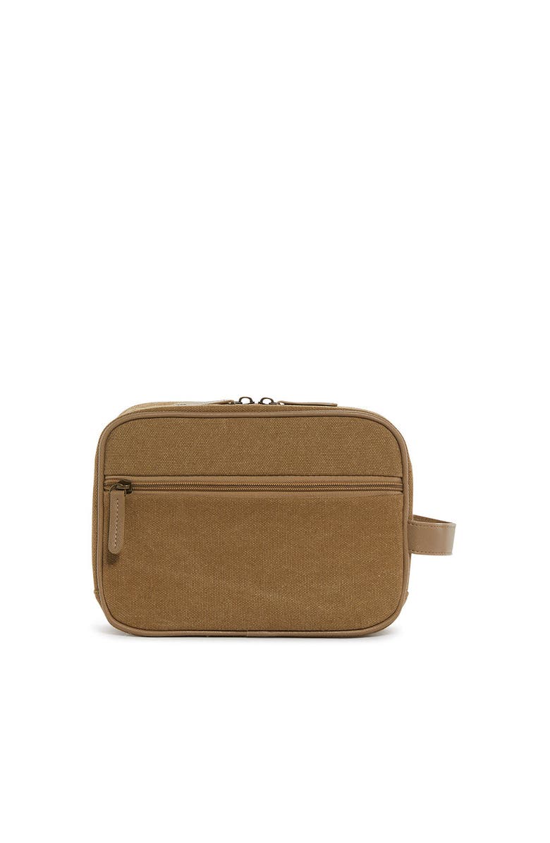TRVL Design Mens Dopp Kit, Alternate, color, Tan