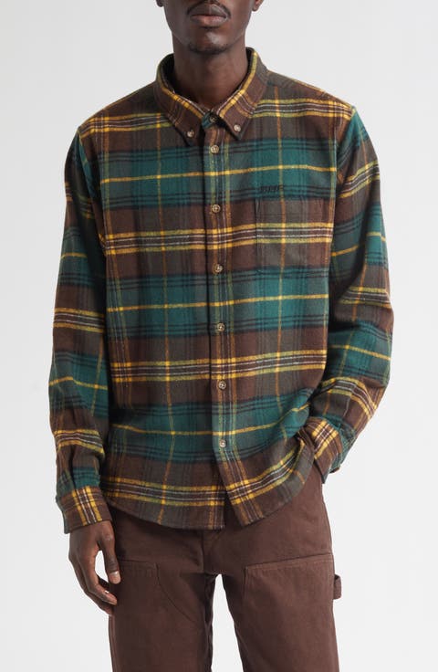 Gender Inclusive Flannel Button-Down Shirt