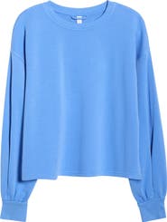 Zella Go Easy French Terry Crewneck Sweatshirt