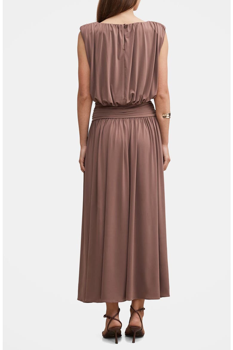 Florabelle Bubble Bodice Maxi Dress, Alternate, color, MOCHA