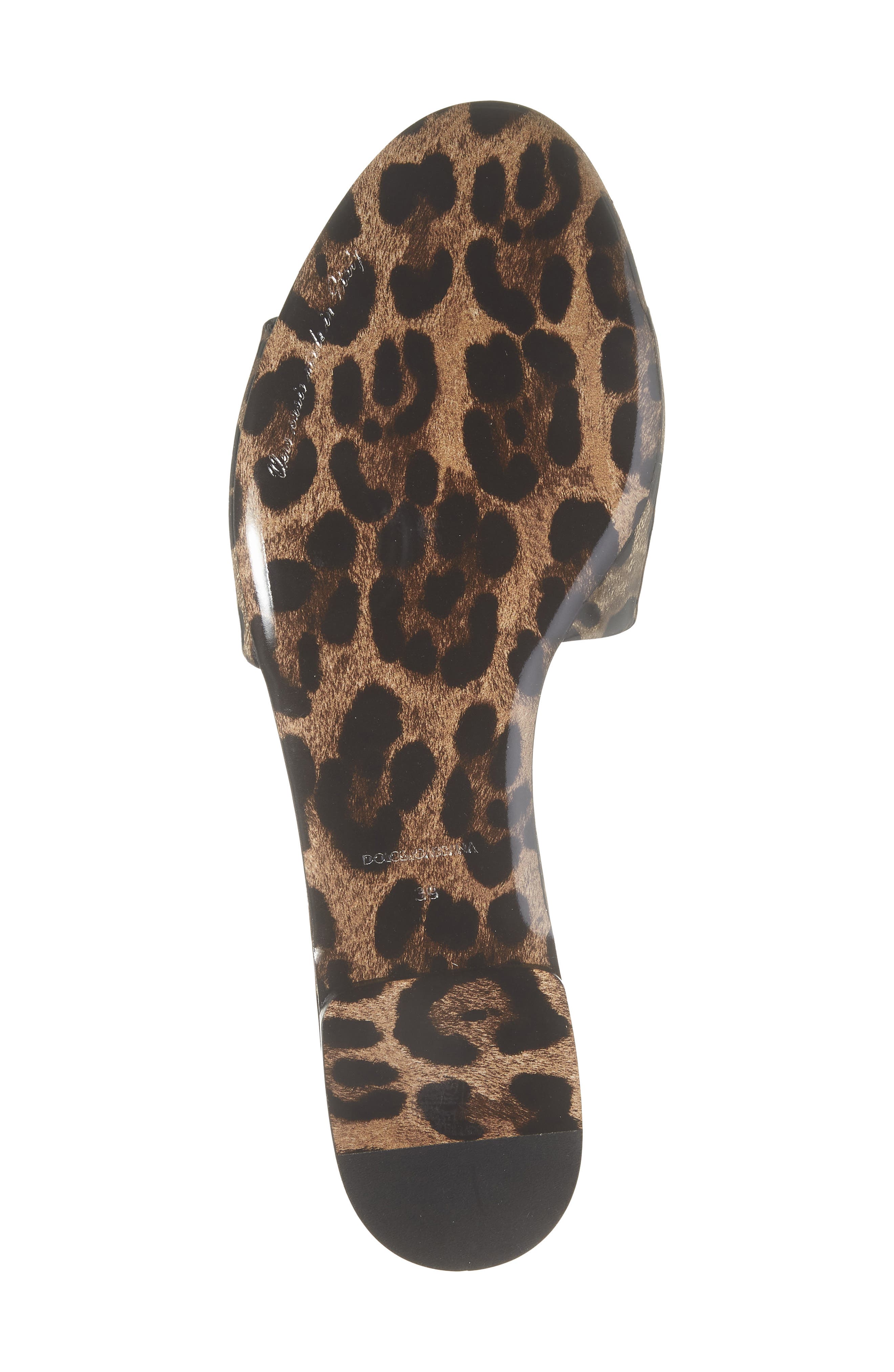 Bianca Leopard Slide Sandal, Alternate, color, HA93M LEO