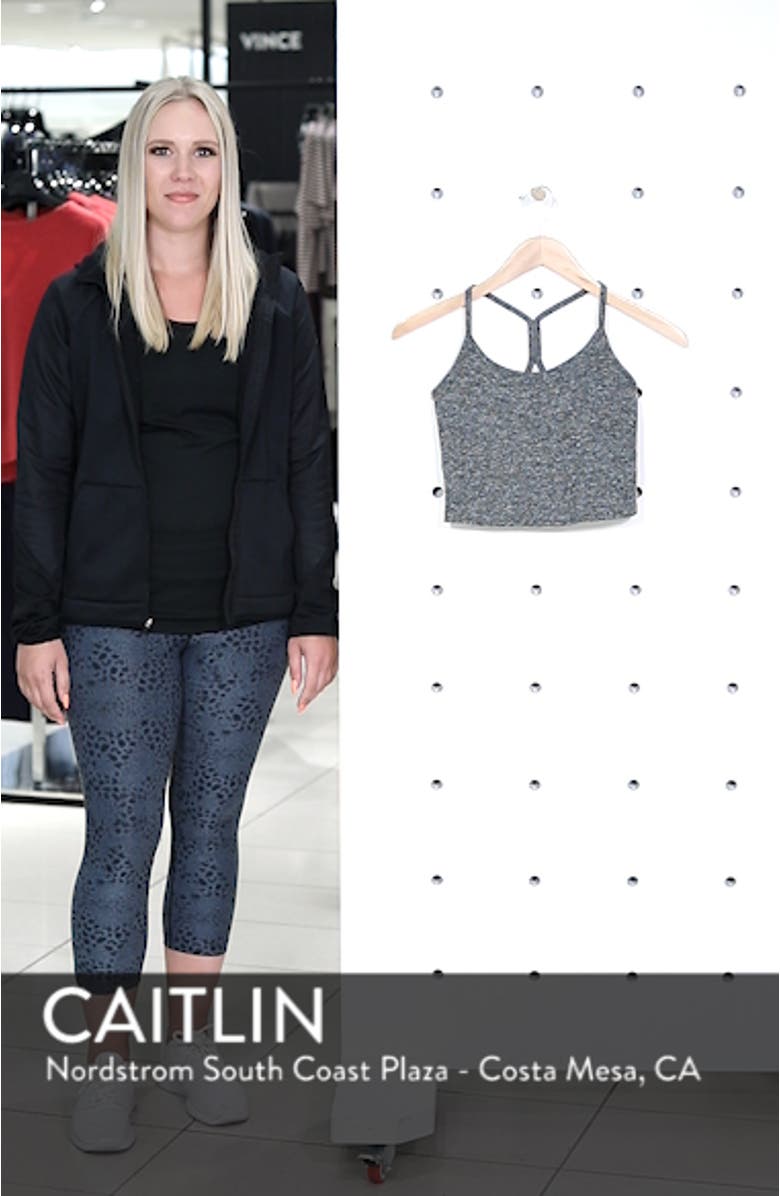 Space Dye Slim Racerback Crop Tank, sales video thumbnail