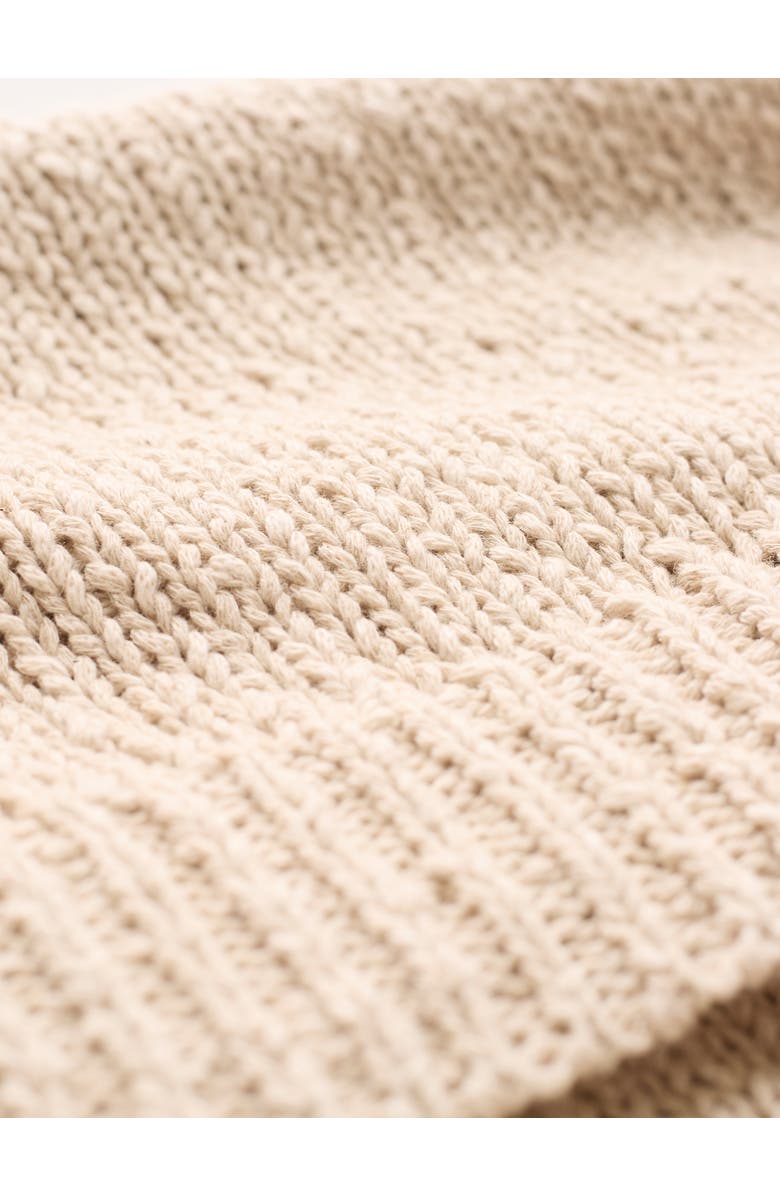 Celtic & Co. Slub Knit Button Detail Sweater, Alternate, color, Oatmeal