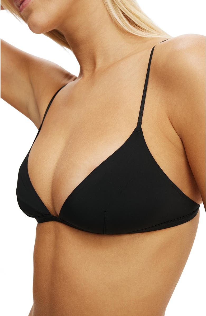 COTTON ON BODY Women's Invisible Micro Bralette, Alternate, color, Black