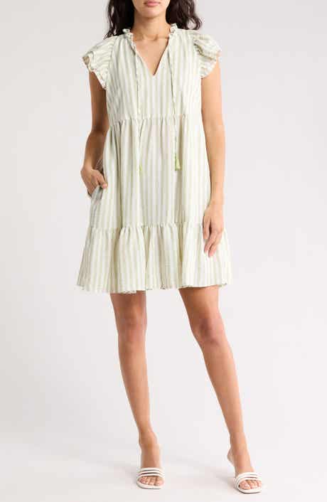 Eliza J Puff Sleeve Smocked Fit & Flare Dress | Nordstromrack Eliza J Puff Sleeve Smocked Fit & Flare Dress | Nordstromrack