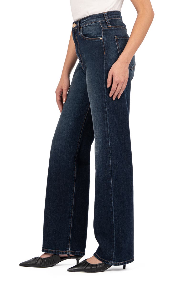 KUT from the Kloth Sienna High Waist Wide Leg Jeans, Alternate, color, 
