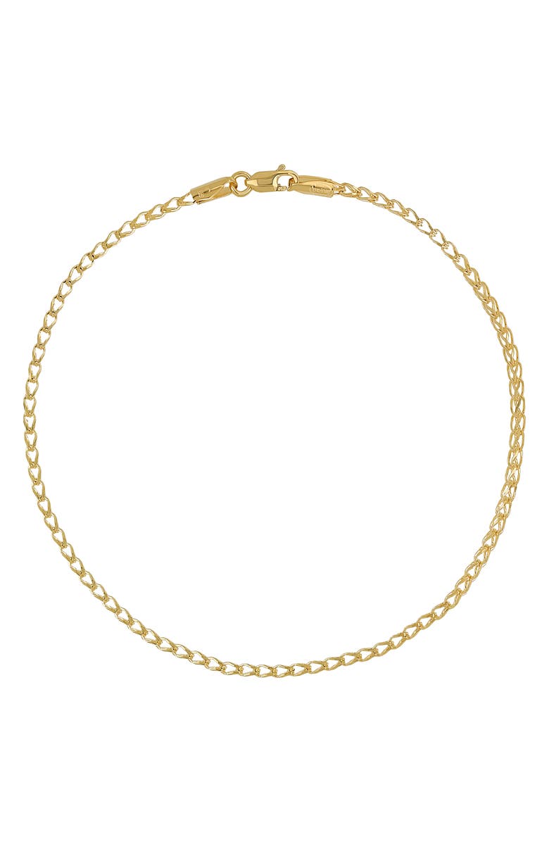 Bony Levy Men's 14K Gold Curb Chain Bracelet, Main, color, 14K Yellow Gold