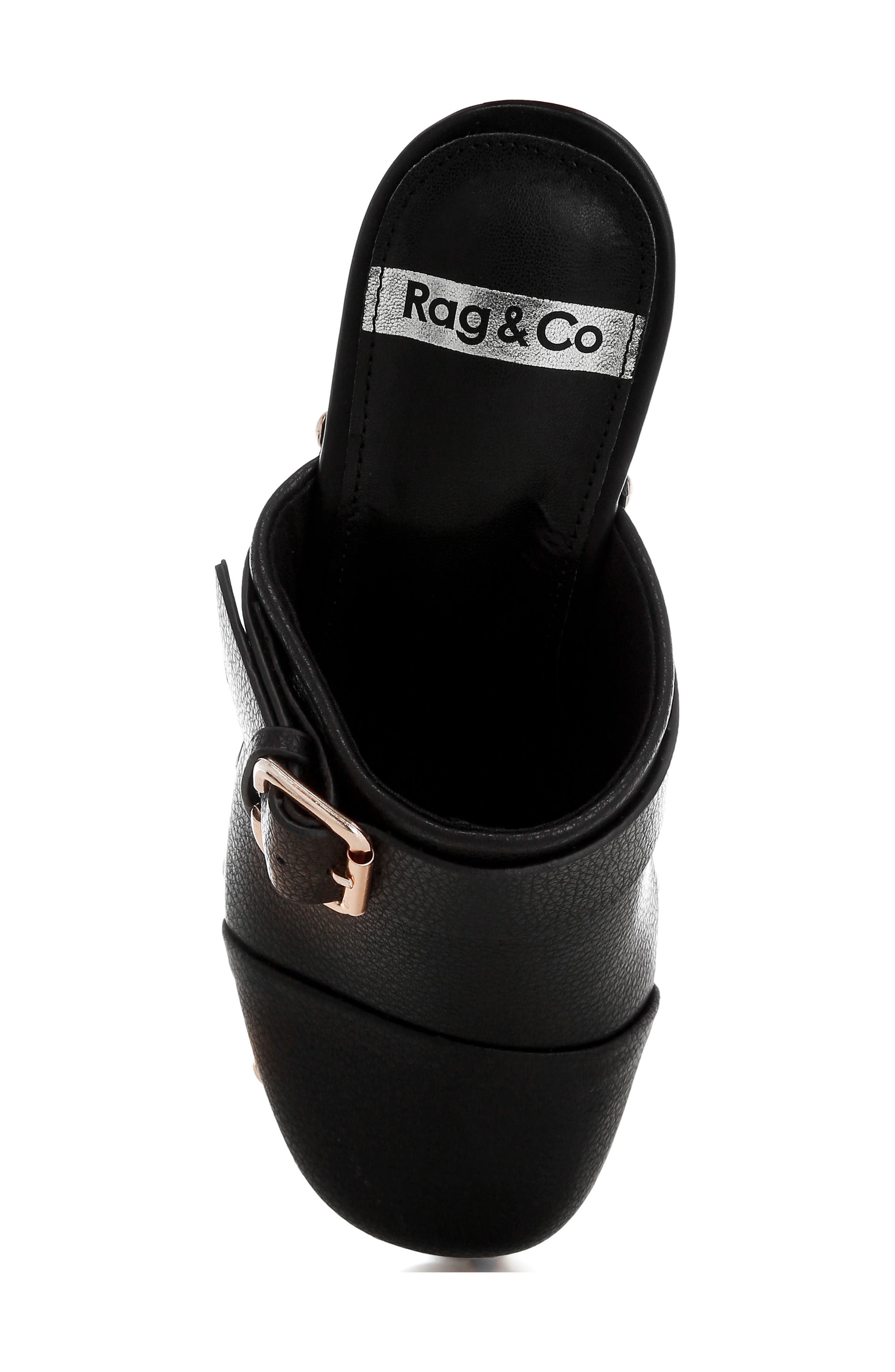 Rag & Co Septim Clog, Alternate, color, Black
