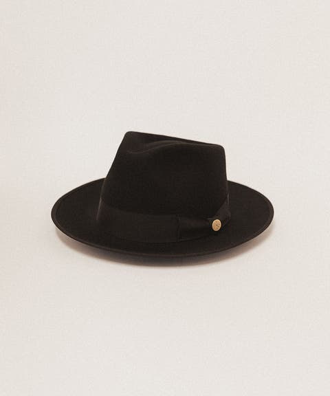 Men's Black Fedoras & Panama Hats | Nordstrom