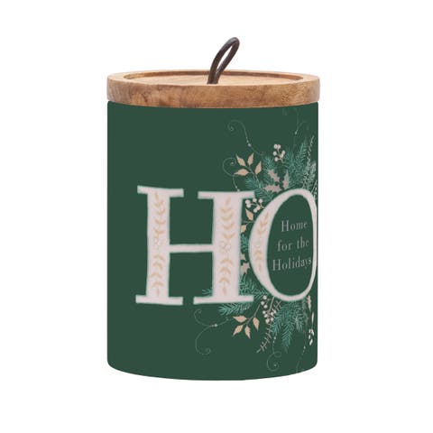 Emerald Christmas Medium Canister