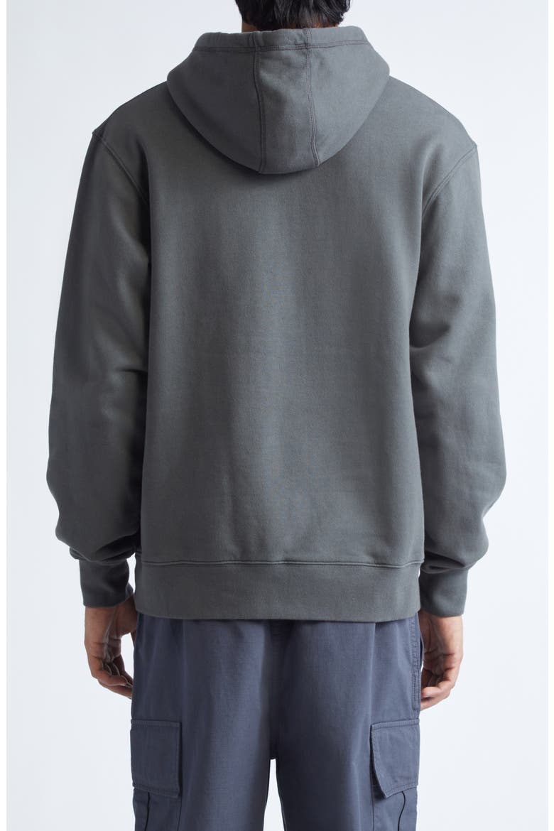Society Logo Appliqué Hoodie, Alternate, color, CHARCOAL