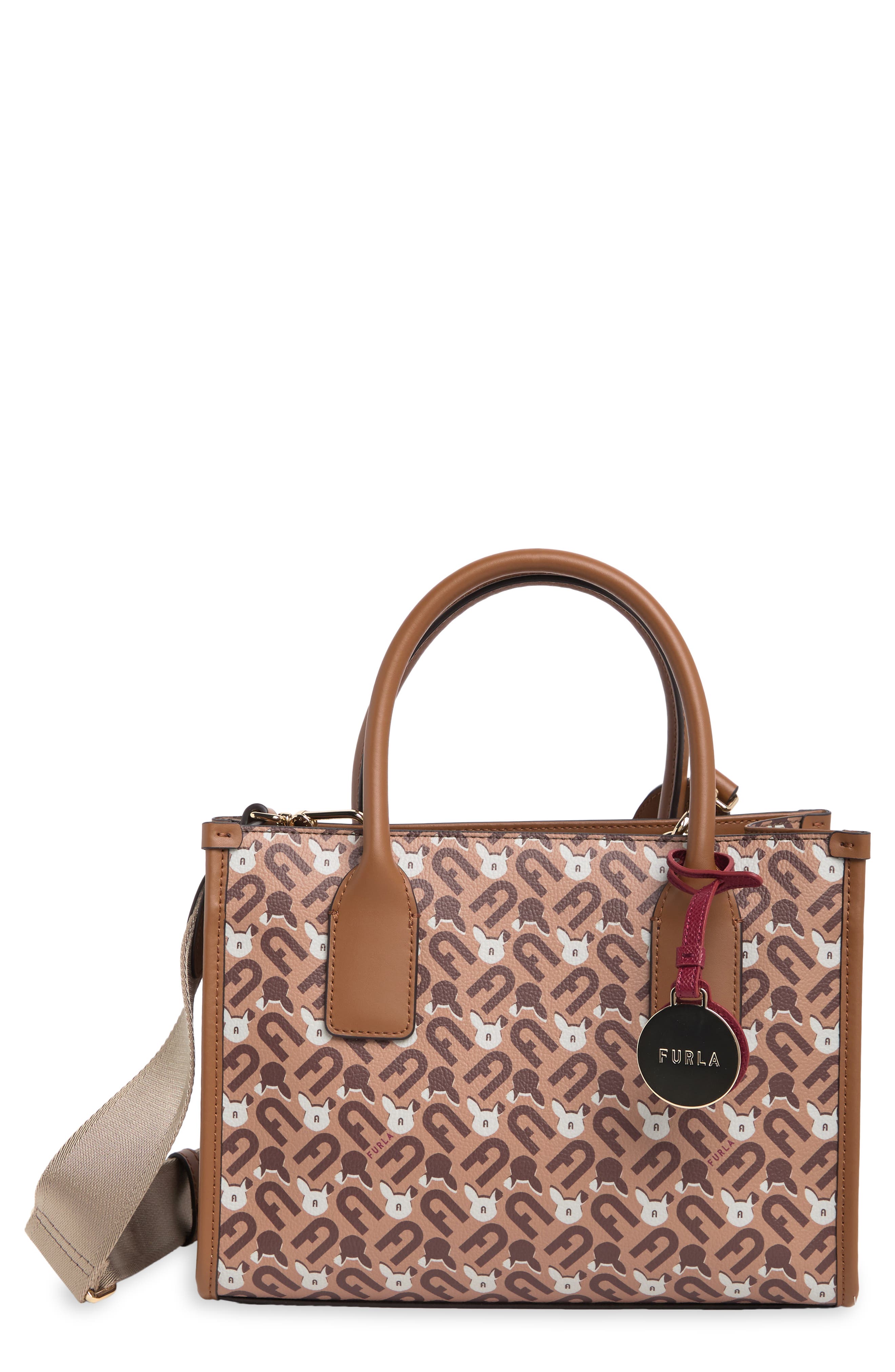 Furla Mini Afrodite Convertible Tote Bag, Main, color, 