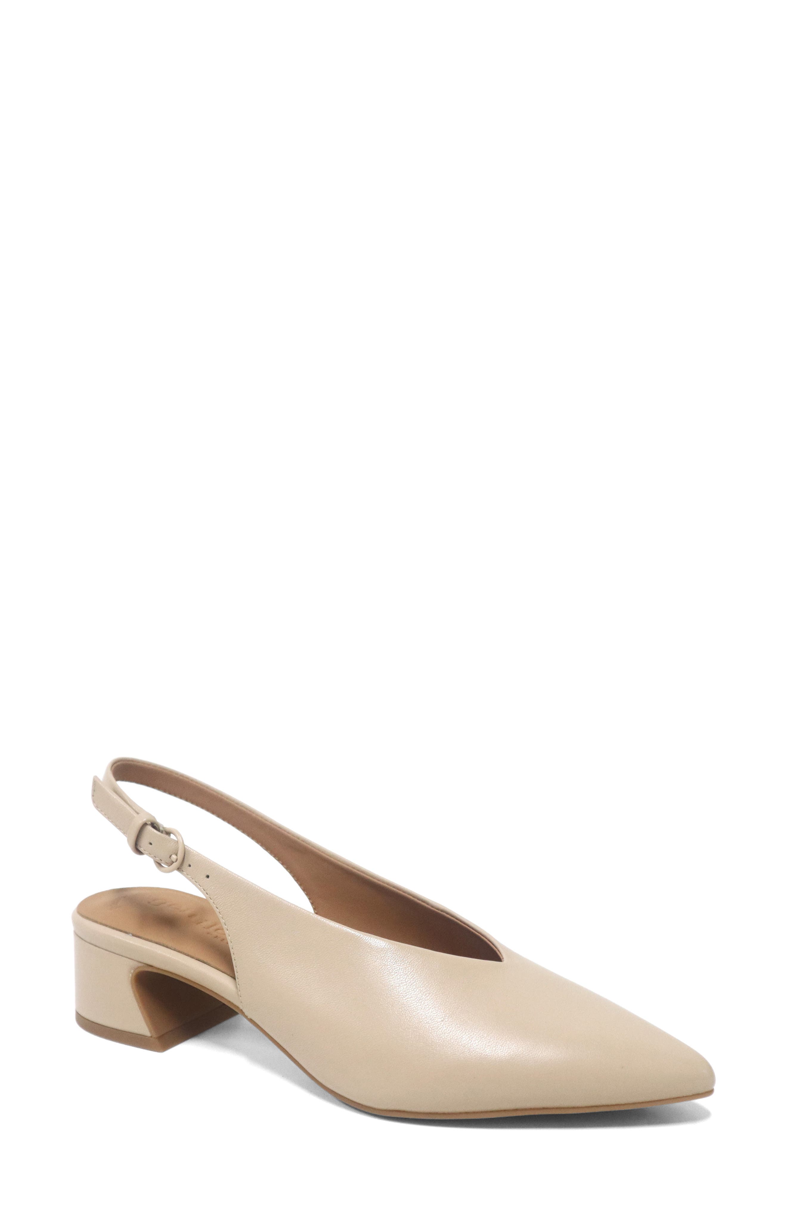Ginette Slingback Pump, Main, color, SAND LEATHER