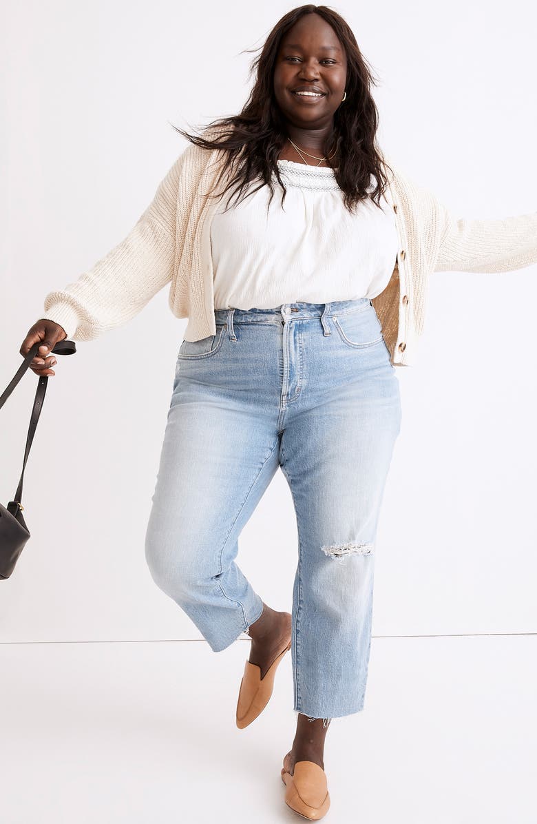 Madewell The Curvy Perfect Jeans, Alternate, color, Coney Wash