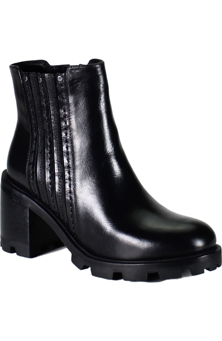 Diba True SPICE BERRY Lug Sole Chelsea Boot, Main, color, Black