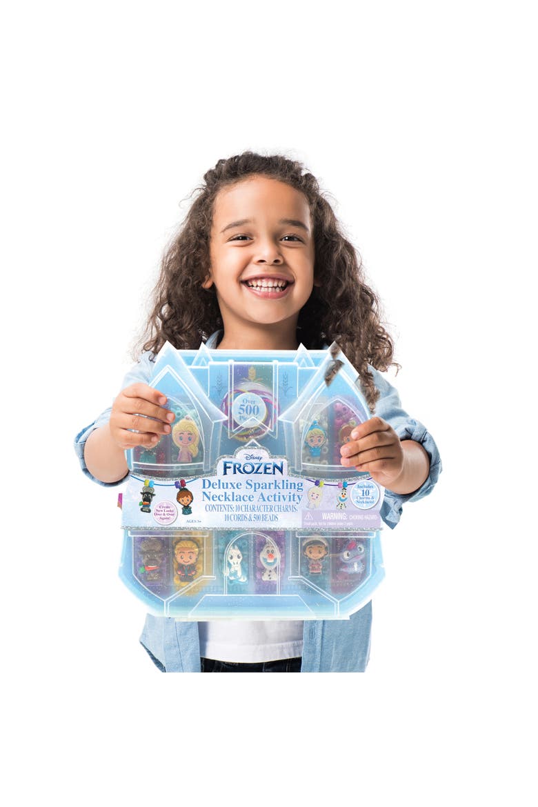 Disney Frozen 2 Deluxe DIY Sparkling Necklace Activity Set, 520pc, Alternate, color, Multicolored