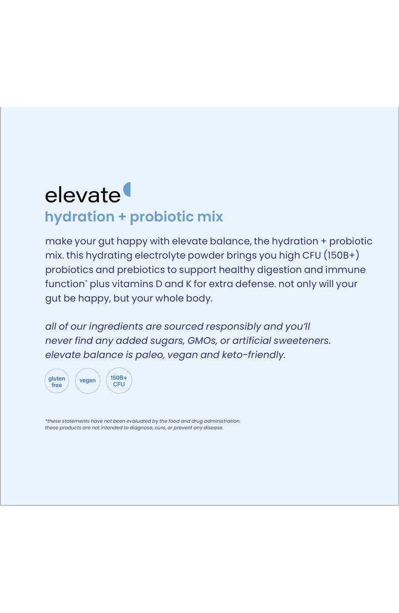 BEAM Elevate Hydration + Probiotic Powder Mix, Alternate, color,