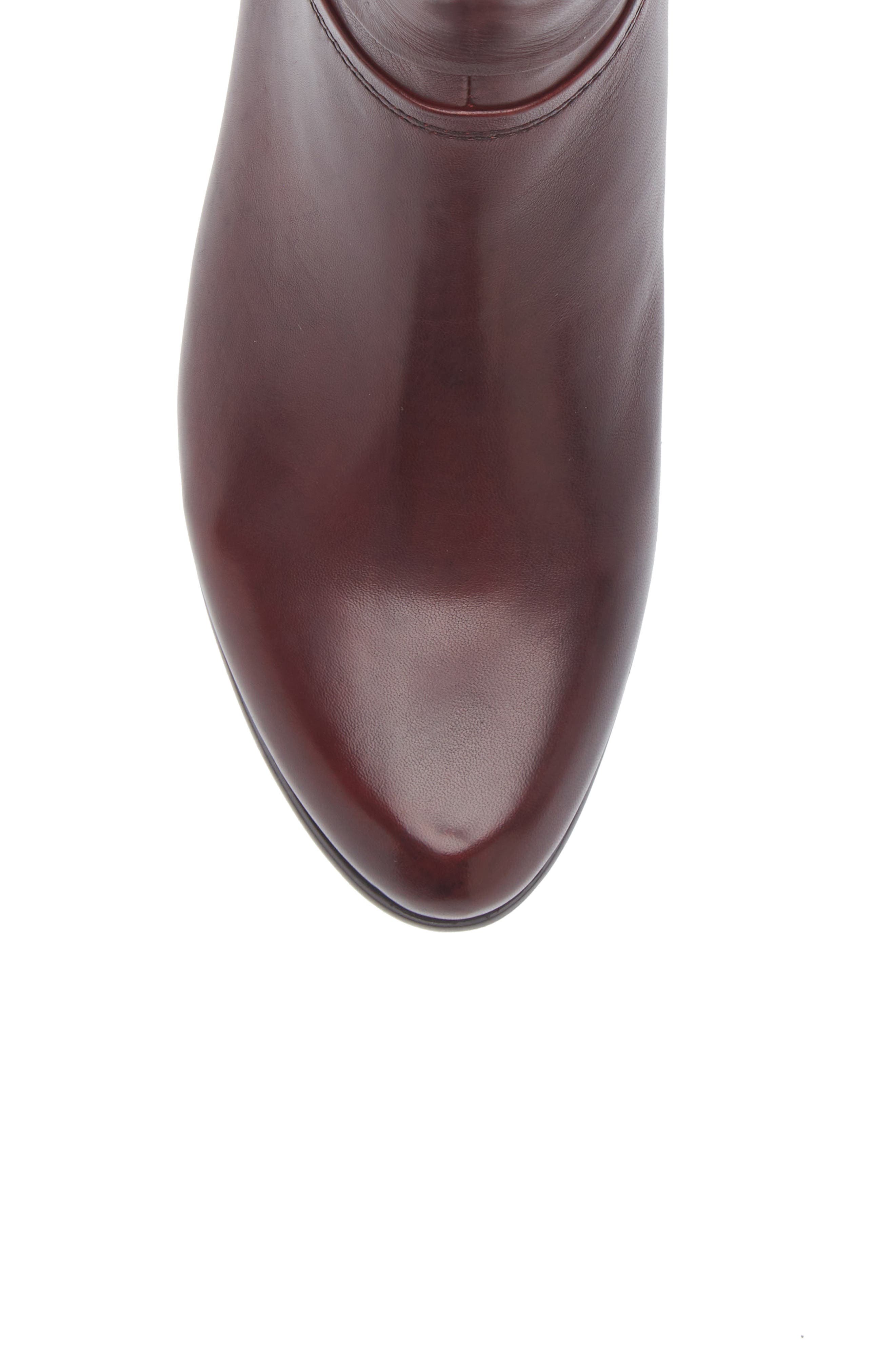 Stefany Block Heel Bootie, Alternate, color, SANGRIA