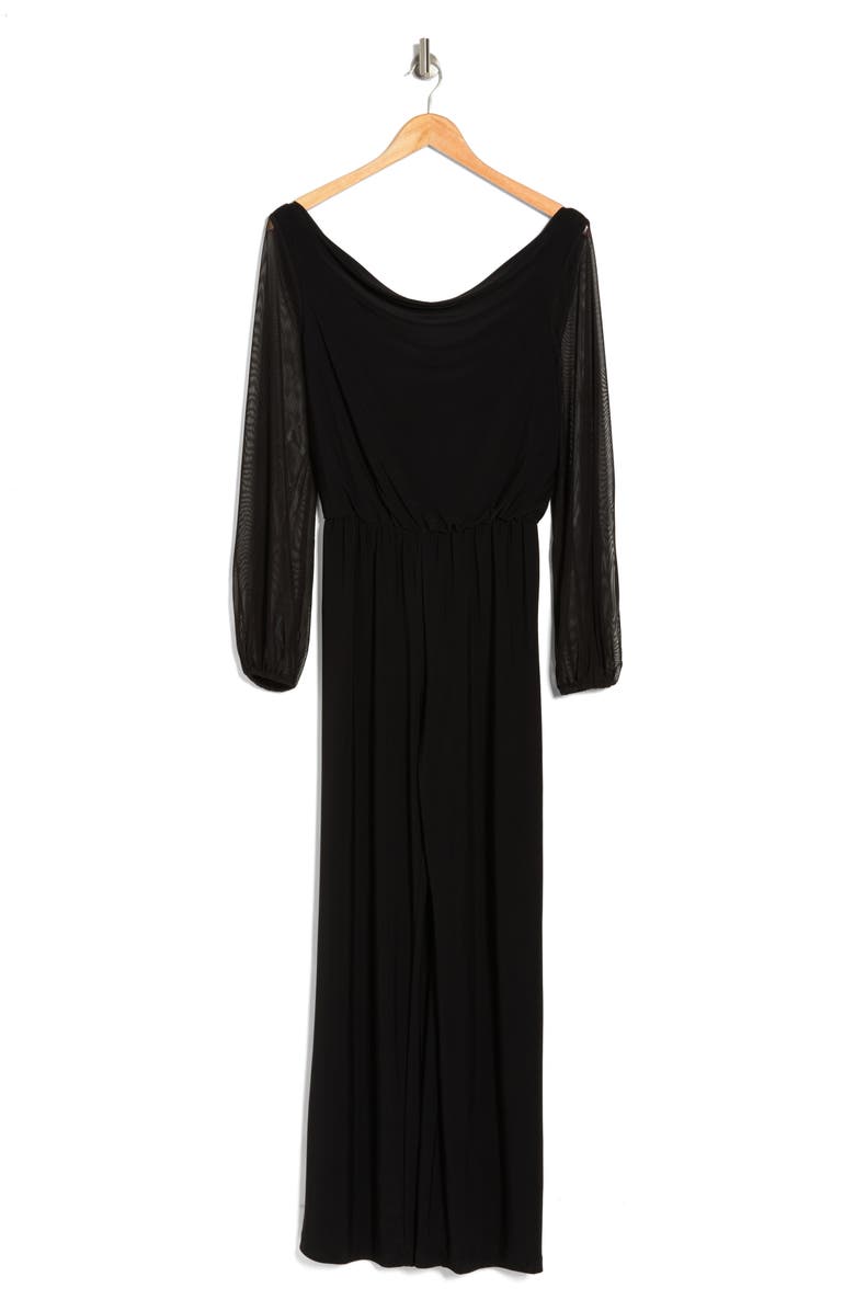 Marina Long Sleeve Blouson Jumpsuit, Alternate, color, 