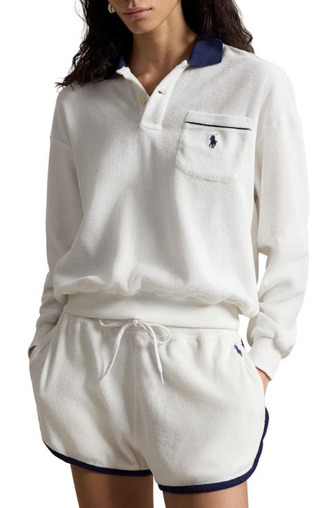 Cotton Blend French Terry Sweatshirt