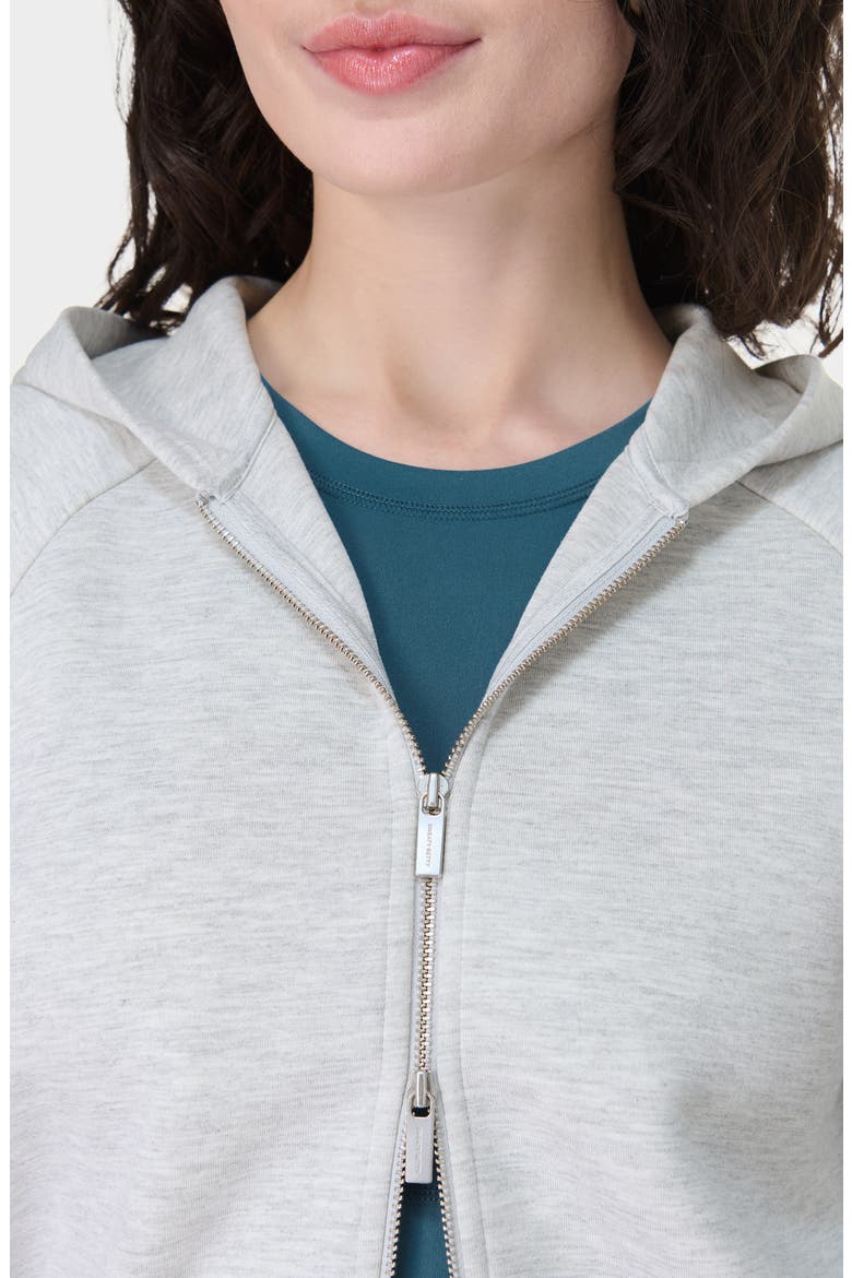 Wind Down Zip Hoodie, Alternate, color, ICE GREY MARL