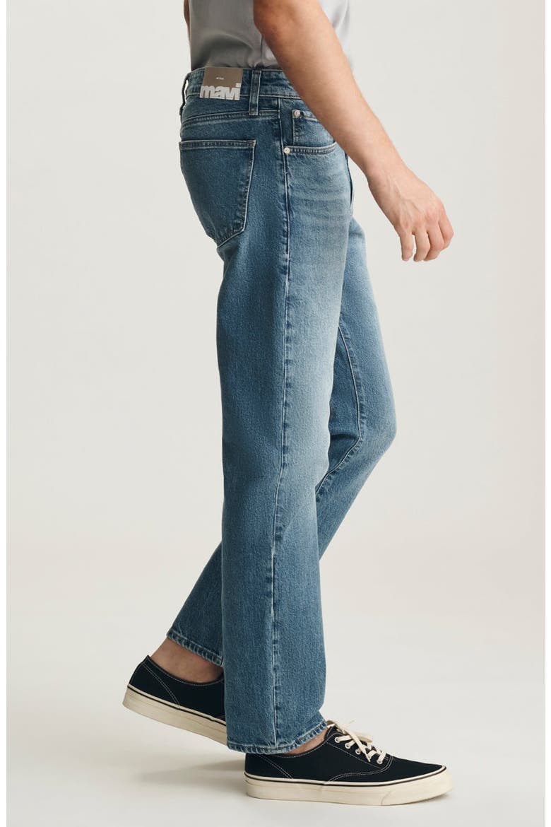 Zach Straight Leg Jeans, Alternate, color, MID BRUSHED CLASSIC