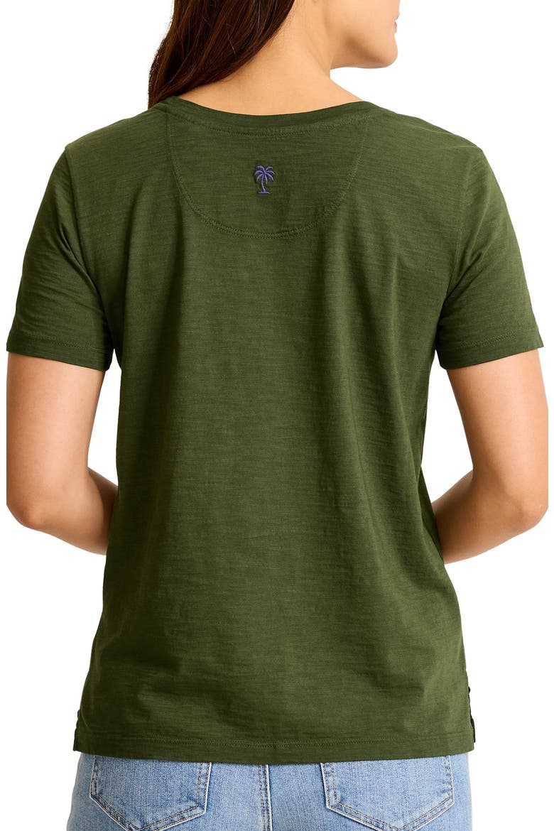 Indigo Palms Cotton T-Shirt, Alternate, color, PALM VERDE