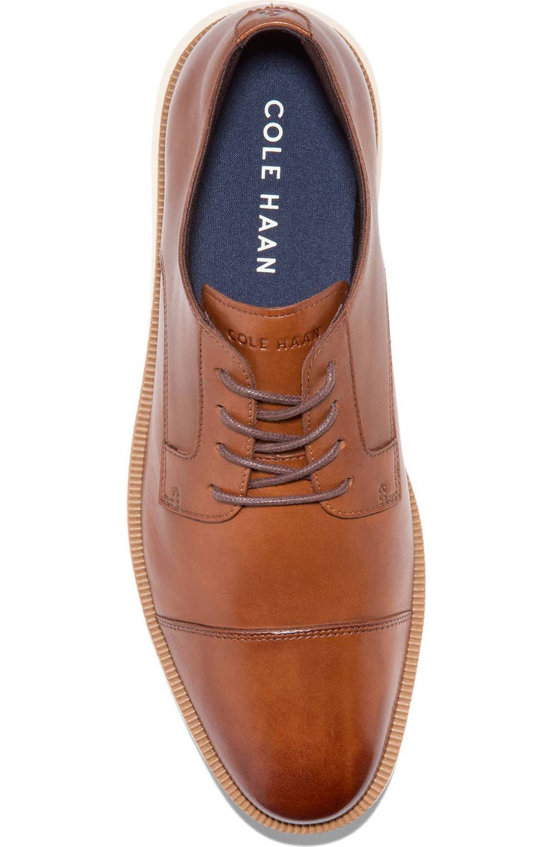 Cole Haan Davidson Grand Cap Toe Derby Sneaker, Alternate, color, British Tan / Ivory
