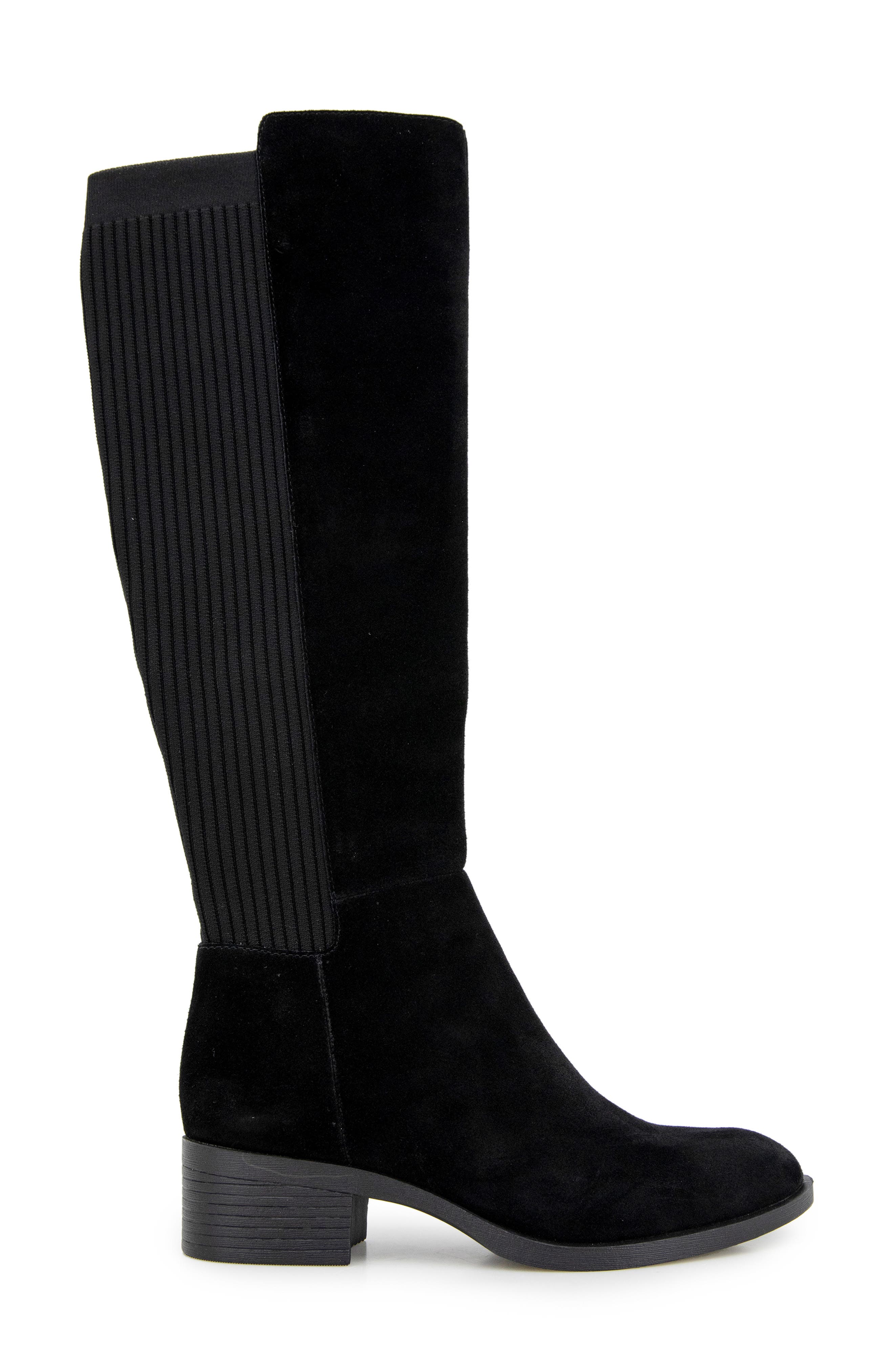 Kenneth Cole Levon Rib Knit Knee High Boot, Alternate, color, 