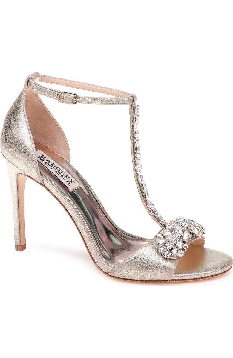 Badgley Mischka Collection Badgley Mischka Pascale T-Strap Sandal, Main, color,
