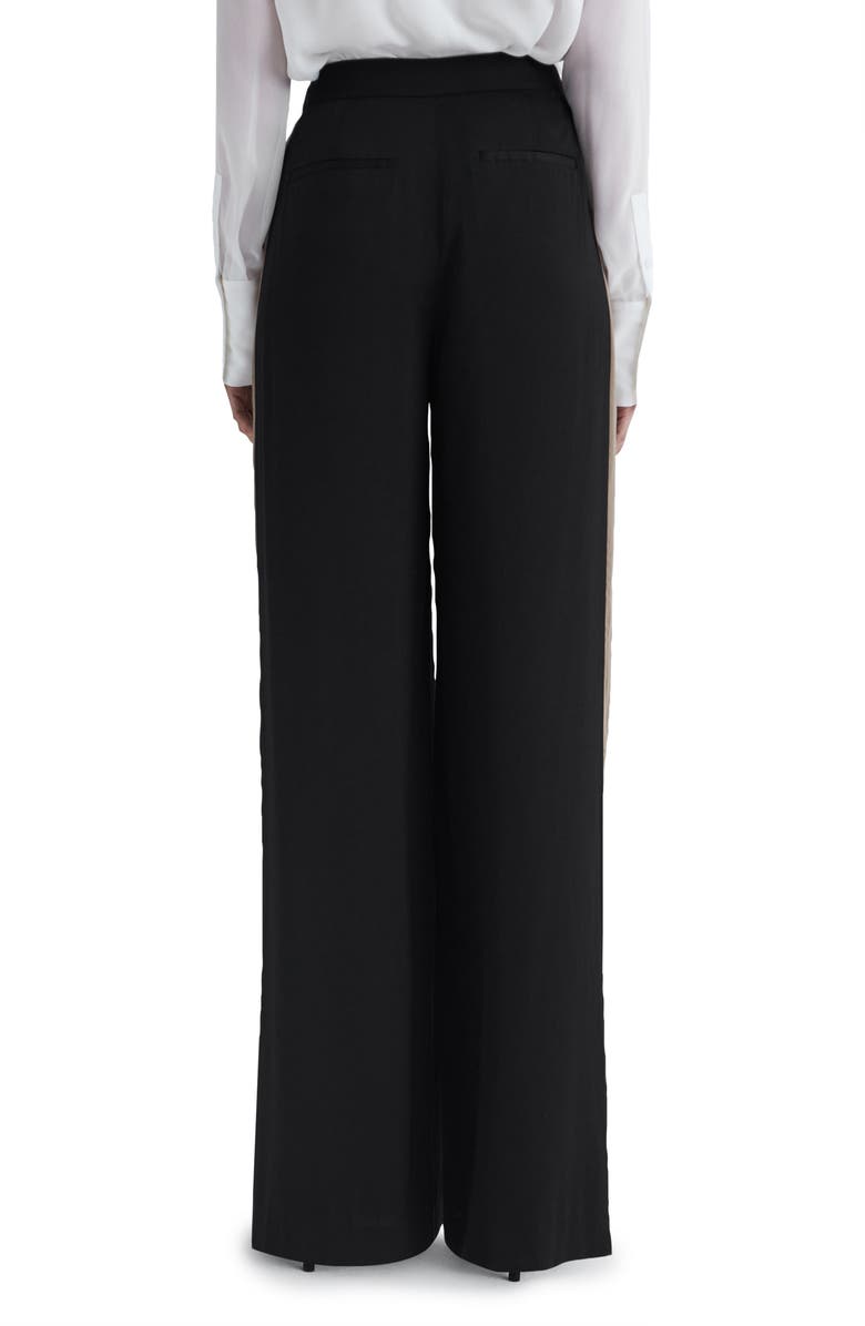 Reiss Poppie Side Stripe Wide Leg Trousers, Alternate, color, 
