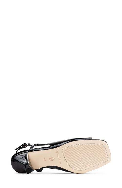 Donald Pliner Grinn Peep Toe Slingback Sandal In Black