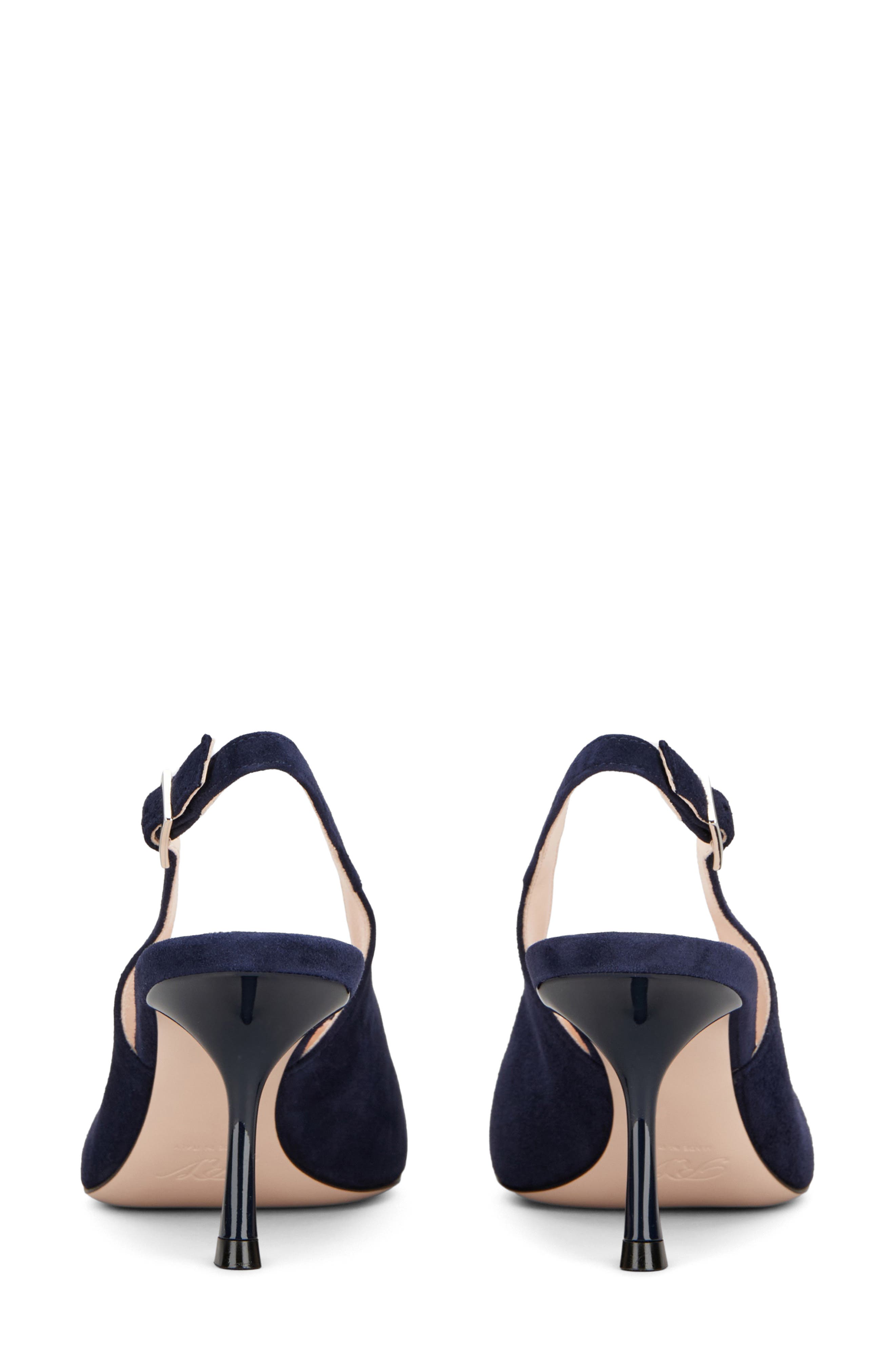 Roger Vivier Viv' in the City Tortoise Buckle Slingback Pump, Alternate, color, Galassia Scuro