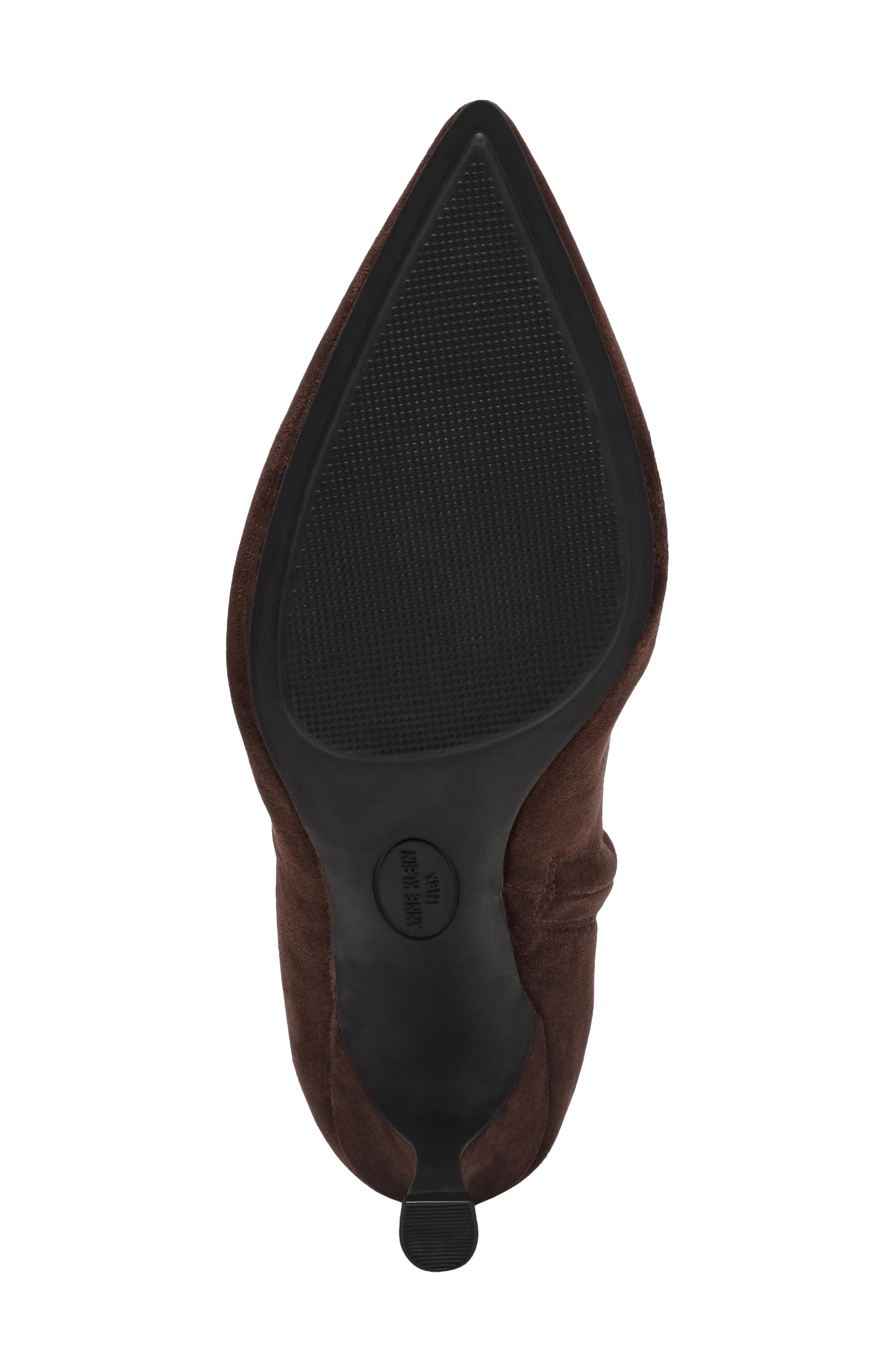 Anne Klein Reese Pointed Toe Boot, Alternate, color, Chocolate