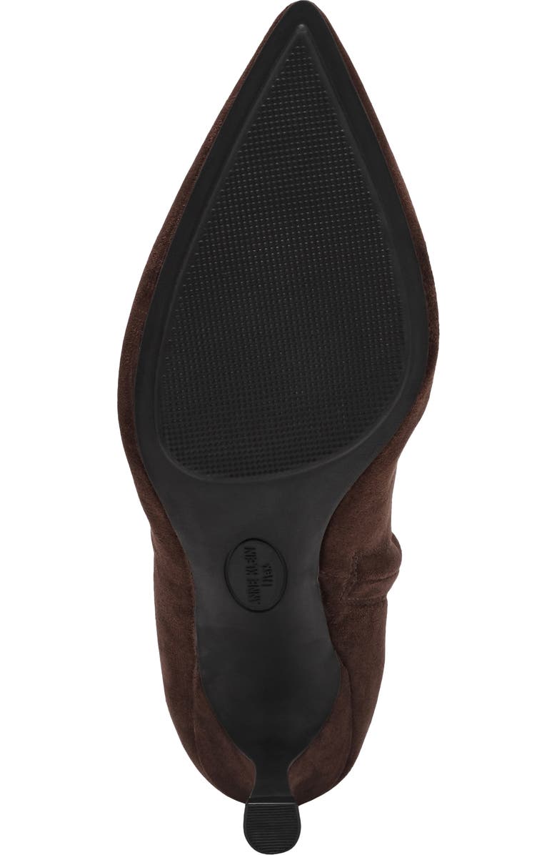 Anne Klein Reese Pointed Toe Boot, Alternate, color, Chocolate