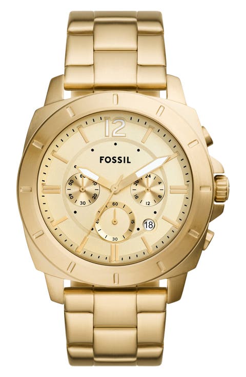 Privateer Bracelet Strap Chronograph Watch, 45mm